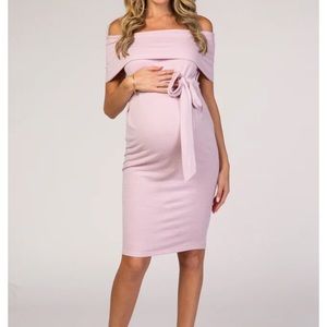 PinkBlush Lavender Maternity Dress